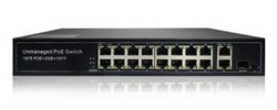 Entegron 16+2 Port 10/100/1000 POE Switch - Power Over Ethernet - ENTEGRON