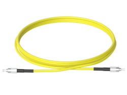1m (3ft) FC UPC to FC UPC Simplex OS2 Single Mode PVC (OFNR) 2.0mm Fiber Optic Patch Cable - LONGLINE (1)
