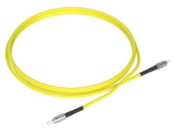 1m (3ft) FC UPC to FC UPC Simplex OS2 Single Mode PVC (OFNR) 2.0mm Fiber Optic Patch Cable - Thumbnail