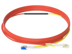 LONGLINE - 1m (3ft) LC to LC OM1 Mode Conditioning PVC (OFNR) Fiber Optic Patch Cable (1)