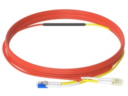 LONGLINE - 1m (3ft) LC to LC OM2 Mode Conditioning PVC (OFNR) Fiber Optic Patch Cable (1)