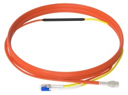 1m (3ft) LC to SC OM2 Mode Conditioning PVC (OFNR) Fiber Optic Patch Cable - Thumbnail