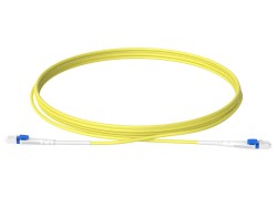 1m (3ft) LC UPC to LC UPC Flat Clip Uniboot Duplex OM4 Multimode PVC (OFNR) 2.0mm BIF Fiber Optic Patch Cable - LONGLINE (1)