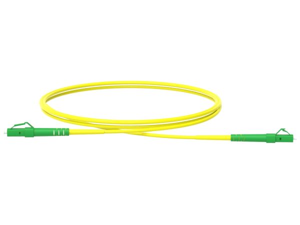 1m (3ft) LC UPC to LC UPC Simplex OM1 Multimode PVC (OFNR) 2.0mm Fiber Optic Patch Cable - 1