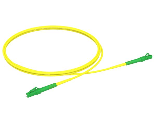 1m (3ft) LC UPC to LC UPC Simplex OM1 Multimode PVC (OFNR) 2.0mm Fiber Optic Patch Cable - 2