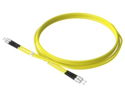 1m (3ft) SC UPC to ST UPC Duplex OS2 Single Mode PVC (OFNR) 2.0mm Fiber Optic Patch Cable - Thumbnail
