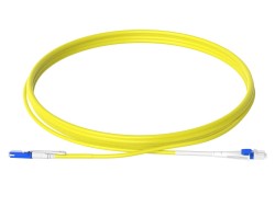 LONGLINE - 1m (3ft) Senko CS™ UPC to LC UPC Flat Clip Uniboot Duplex OS2 Single Mode PVC (OFNR) 2.0mm Fiber Optic Patch Cable, for 200/400G Network Connection (1)