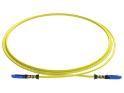 1m (3ft) US Conec MDC UPC to MDC UPC Uniboot Duplex OS2 Single Mode PVC (OFNR) 2.0mm Fiber Optic Patch Cable, for 200/400G Network Connection - Thumbnail