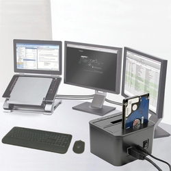 2 Yuvalı USB 3.0 HDD Sabit Disk Okuma ve Klonlama İstasyonu LNG/2BAYHDDDOCK - LONGLINE