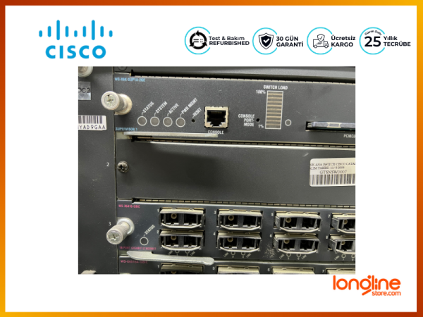 WS-C6509 WS-X6K-SUP-2GE WS-X6816GBİC WS-X6148-GE-TX - 5