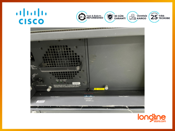 WS-C6509 WS-X6K-SUP-2GE WS-X6816GBİC WS-X6148-GE-TX - 6