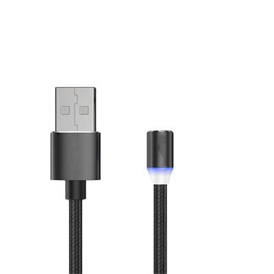 3 uçlu iOs Android Manyetik Mıknatıslı USB Hızlı Şarj Kablosu - 2