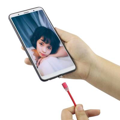 3 uçlu iOs Android Manyetik Mıknatıslı USB Hızlı Şarj Kablosu - 4