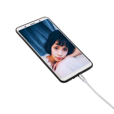 3 uçlu iOs Android Manyetik Mıknatıslı USB Hızlı Şarj Kablosu - 7