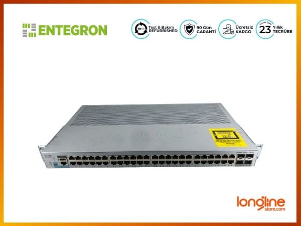 Entegron 4 Port Ethernet PoE Switch, 6 Port (4+2) - 4 PoE Ports + 2 Uplink METAL KASA SWITCH - 2