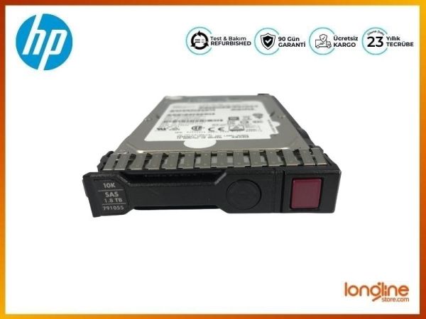 791034-B21 HPE 1.8TB 12G SAS 10K rpm 2.5