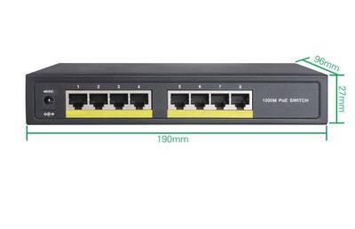 8 Port Full Gigabit POE Switch 10/100/1000M - ENTDPS8208-4P