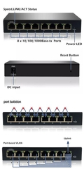 Entegron 8-Port Full Gigabit Web Managed Ethernet Switch - 3