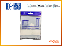 8P8C RJ-45 UTP KEYSTONE JACK CAT 6 - HES CABLING (1)