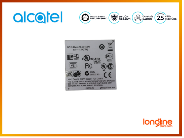 ALCATEL OMNISWITCH OS6850-24L 24×10/100 RJ45 & 4×SFP ANAHTARLAYICI (SWITCH) - 5