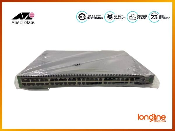 Allied Telesis AT-8100S/48 48 port 48 x 10/100 + 2 x combo Gigabit SFP Switch - 1