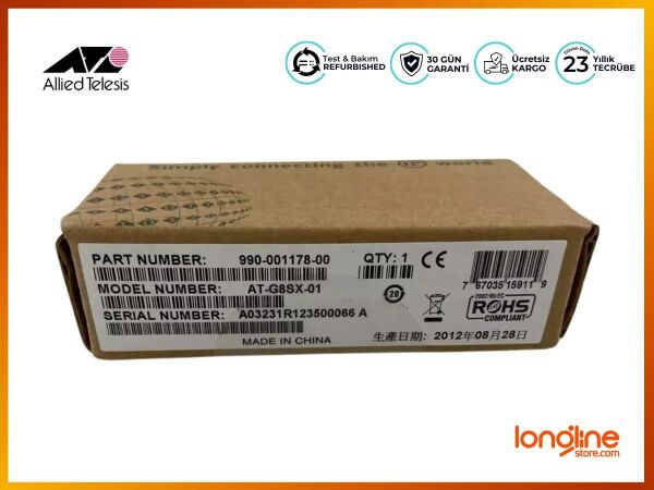 Allied Telesyn AT-G8SX-01 Gigabit SC Interface Converter GBIC - 1