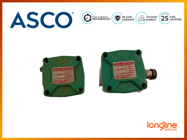ASCO SOLENOİD VALF NFM12II 24V DC WATTS: 3,6 ORF 5,7 BORU 1/4 NF8327B101 - 3