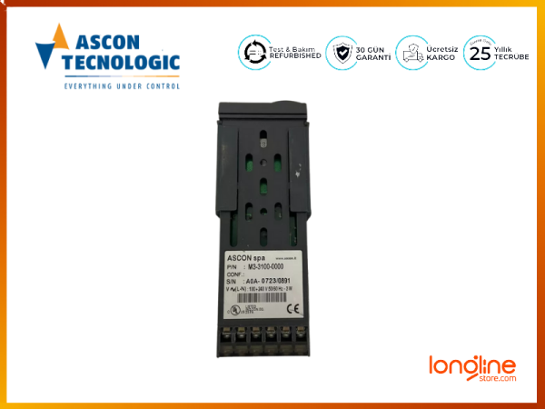 ASCON M3-3100-0000/001 SICAKLIK KONTROL CİHAZI 100-240V 50/60Hz 3W - 4