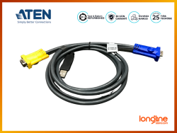 ATEN 2L-5202UP 1.8M VGA USB KVM KABLO 3 IN 1 SPHD - ATEN (1)