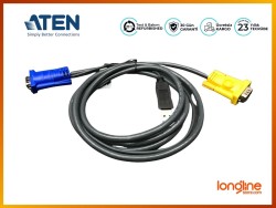 ATEN - ATEN 2L-5202UP 1.8M VGA USB KVM KABLO 3 IN 1 SPHD