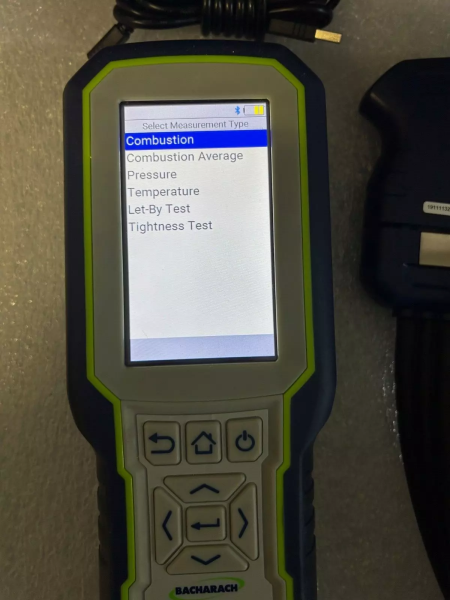 BACHARACH PCA400 COMBUSTION ANALYZER PCA 400 YANMA VE EMİSYON ANALİZÖR - 4