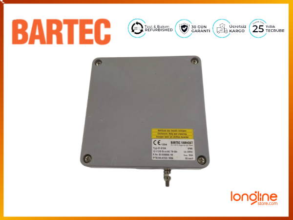 BARTEC VARNOST PTB 08 ATEX 1064 Box Typ 07-5106 - 2