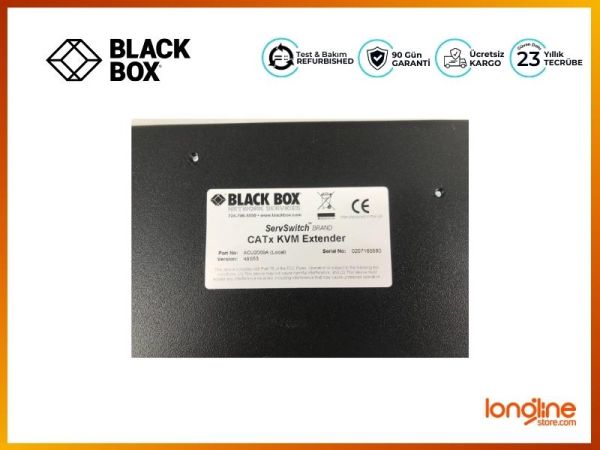 Black Box ACU2009A local CATx KVM Extender Serv Switch 6667 - 5