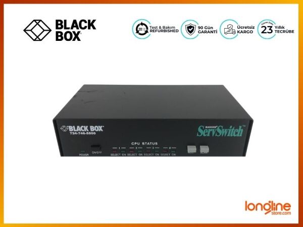 Black Box SW721A-R2, 2 Port, ServSwitch, KVM Switch - 1