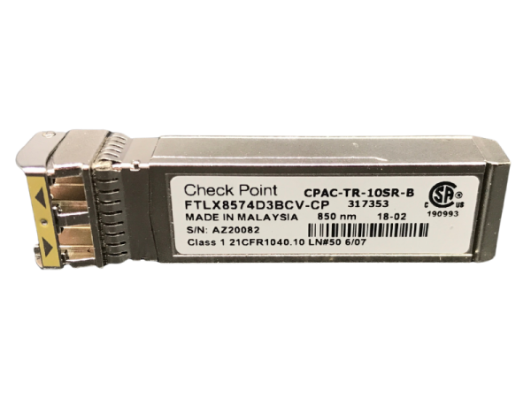 CHECK POINT FTLX8574D3BCV-CP CPAC-TR-10SR-B 850NM 10GB Transceiver Modülü - 1