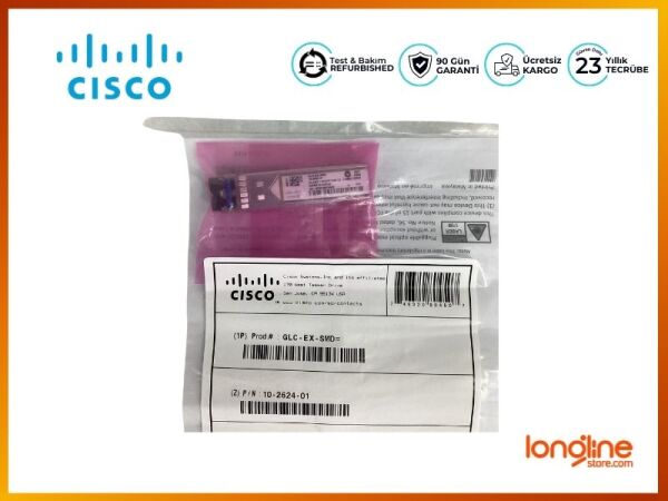 CISCO 1000BASEEX SFP TRANSCEIVER MODULE, SMF, 1310NM, DOM - 2