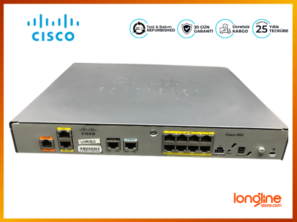 Cisco 892-K9 8 Port Gigabit Ethernet Yönlendirici - 2