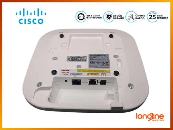 CISCO AIR-CAP3502I-A-K9 Aironet 3502i Çift Bantlı Kablosuz Erişim Noktası - 3