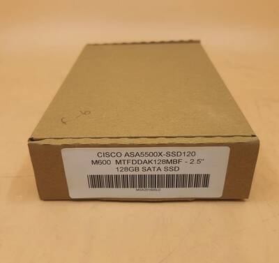 Cisco - ASA5500X-SSD120 - M600 - MTFDDAK128MBF - 2.5128GB SATA SSD - 1