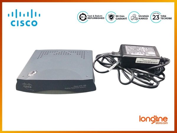 CISCO ATA 186 I1 W/ 1 PORT USER ATA186-I1-1PCH-1A - 1