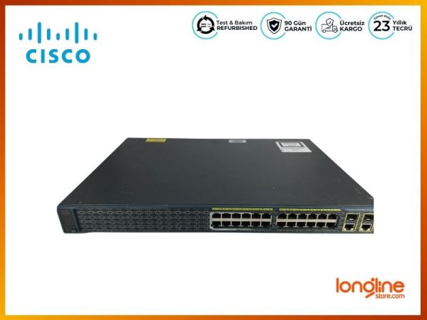 CISCO WS-C2960+24LC-S CATALYST 2960 PLUS POE-8 24-PORT SWITCH - 1
