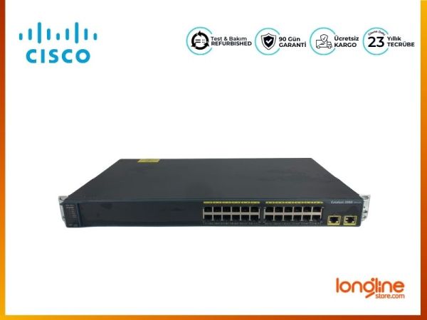 Cisco Catalyst 2960 WS-C2960-24TT-L 24Port Fast Ethernet Switch