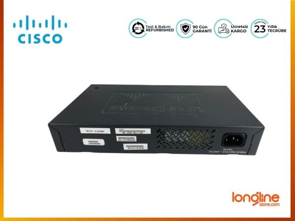 Cisco Catalyst 2960 WS-C2960-8TC-L 8-Port Managed Network Switch
