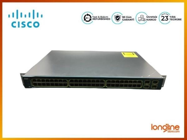 Cisco CATALYST 3560 48 10/100 + 4 SFP Swith WS-C3560-48TS-S