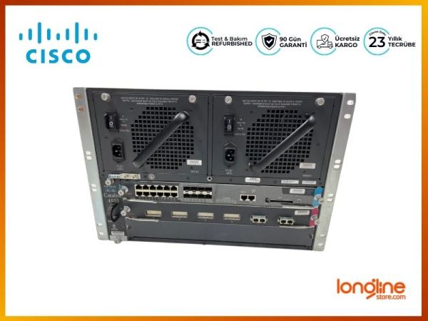 Cisco Catalyst 4503 WS-C4503 + WS-X4013+TS + WS-X4306-GB 2XPower - 1