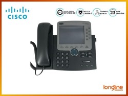 CISCO - Cisco CP-7975G 8 Button Line VoIP Color LCD Touch Screen Phone