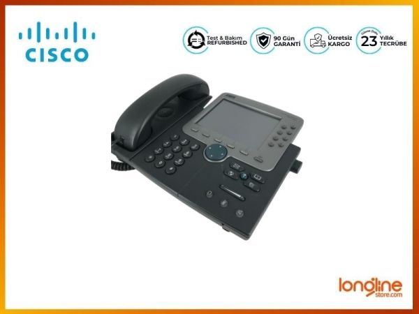 Cisco CP-7975G 8 Button Line VoIP Color LCD Touch Screen Phone