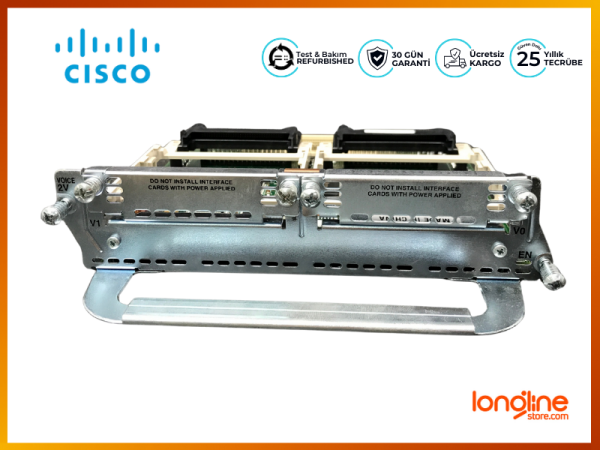 CISCO NM-2V İki Yuvalı Ses/Faks Ağ Modülü - 3