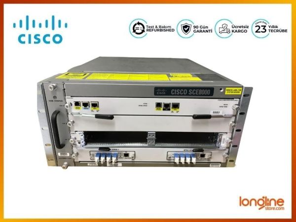 CISCO SCE8000 SCE8000-SCM-E SCE8000-SIP OPB-SCE8K-SM PWR-2700-DC