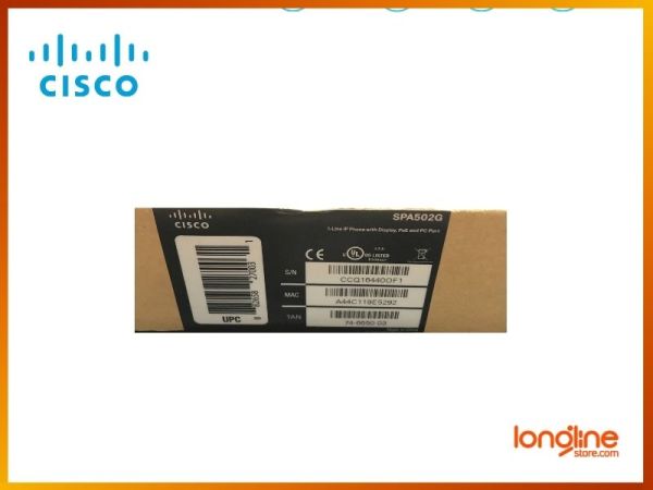 Cisco SPA502G IP Phone with Stand and Handset SPA-502G SPA 502G